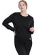 Світшот чорний Relaxed sweatshirt | 6704297 | фото 4