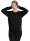 Світшот чорний Relaxed sweatshirt | 6704297 | фото 8