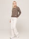 Світшот коричневий Relaxed sweatshirt | 6704298 | фото 2