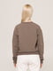 Світшот коричневий Relaxed sweatshirt | 6704298 | фото 4
