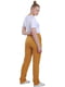 Штани гірчичного кольору Slim joggers | 6704301 | фото 8