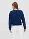 Світшот темно-синій Relaxed sweatshirt | 6704321 | фото 3