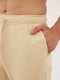 Класичні бежеві трикотажні штани | 6704332 | фото 2