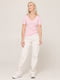 Базова рожева футболка преміальної якості V-neck EL | 6704338 | фото 2