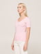 Базова рожева футболка преміальної якості V-neck EL | 6704338 | фото 3