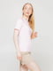 Базова рожева футболка преміальної якості Pima Raglan Tee | 6704354 | фото 2