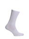 Шкарпетки в рубчик білі | 6704360