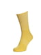 Шкарпетки в рубчик жовті | 6704367 | фото 2