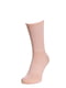 Шкарпетки персикового кольору Ribbed Socks | 6704389 | фото 2