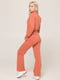 Штани персикового кольору Straight leg sweatpants | 6704516 | фото 2