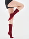 Базові бордові шкарпетки Woman Classic socks | 6704767 | фото 2