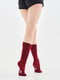 Базові бордові шкарпетки Woman Classic socks | 6704767 | фото 3