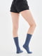 Базові сині шкарпетки Woman Classic socks | 6704772 | фото 3