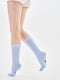 Базові блакитні шкарпетки Woman Classic socks | 6704776 | фото 2