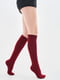 Довгі бордові шкарпетки Woman Gaiters Socks | 6704800 | фото 3