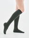 Довгі шкарпетки кольору хакі Woman Gaiters Socks | 6704804 | фото 2