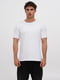 Базова біла футболка з надщільної бавовни | 6704878