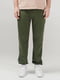 Трикотажні зелені штани з резинкою | 6704919
