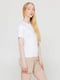 Базова біла футболка преміальної якості Pima Raglan Tee | 6704930 | фото 2