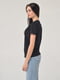Базова чорна футболка Basic Cotton | 6704942 | фото 4