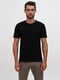 Базова чорна футболка з надщільної бавовни | 6704982 | фото 2