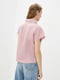 Лаконічна блуза пудрового кольору | 6705533 | фото 3