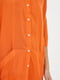 Помаранчева сукня-сорочка з коміром-стійкою | 6705536 | фото 4