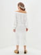 Легка біла сукня А-силуету з вирізом | 6705587 | фото 3