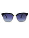 Солнцезащитные очки с комбинированными дужками и логотипом бренда на них | 6706298