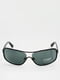 Солнцезащитные очки с оригинальными дужками и логотипом бренда на них | 6706302 | фото 3