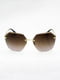 Сонцезахисні окуляри з оригінальною формою лінз | 6706362