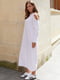 Молочна сукня міді з вирізом | 6706446 | фото 5