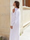 Молочна сукня міді з вирізом | 6706446 | фото 6