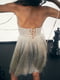Бежева сукня з блискітками зі шнурівкою | 6706488 | фото 7