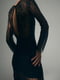 Чорна вечірня сукня максі з лелітками | 6706494 | фото 8