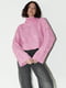 Теплый свитер-пончо яркого оттенка | 6706527 | фото 6