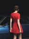 Расклешенное красное платье | 6706555 | фото 5