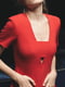 Розкльошена червона сукня | 6706555 | фото 2