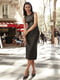 Базовое черное кожаное платье | 6706593 | фото 2