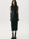 Базовое черное кожаное платье | 6706593 | фото 7