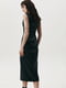 Базовое черное кожаное платье | 6706593 | фото 8