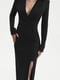 Элегантное черное платье со шнуровкой | 6706631 | фото 2