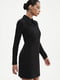 Коротка чорна сукня з мереживом | 6706632 | фото 4