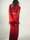 Комплект із червоної вечірньої сукні-бандо та топа | 6706658 | фото 6