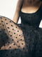 Чорна сукня з блискітками зі шнурівкою | 6706673 | фото 7