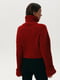 Червоний кроп-светр із високою горловиною | 6706682 | фото 6