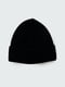 Ангорова чорна шапка з відворотом | 6706382 | фото 3