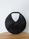 Чорна сумка круглої форми | 6706389 | фото 3