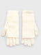 Вовняні молочні рукавички з мітенками | 6706392 | фото 5