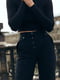 Черные брюки-карго с разрезами | 6706461 | фото 6